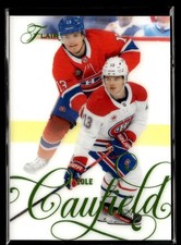 2025-26 Upper Deck Flair Forecheck Cole Caufield 245/349 Montreal Canadiens #68