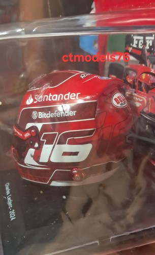 Casco Ferrari Charles Leclerc SF24 - 2024 Spark 1:5 Helmet - Foto 2 di 4