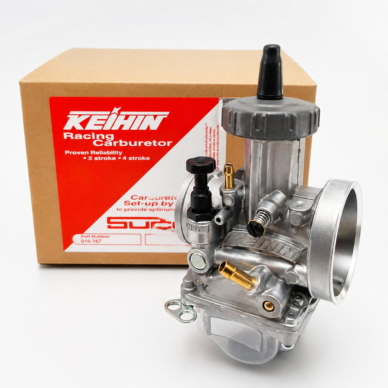 Carburateur KEIHIN PWK38 Husqvarna 360 WR pour affronter les pistes d'enduro boueuses