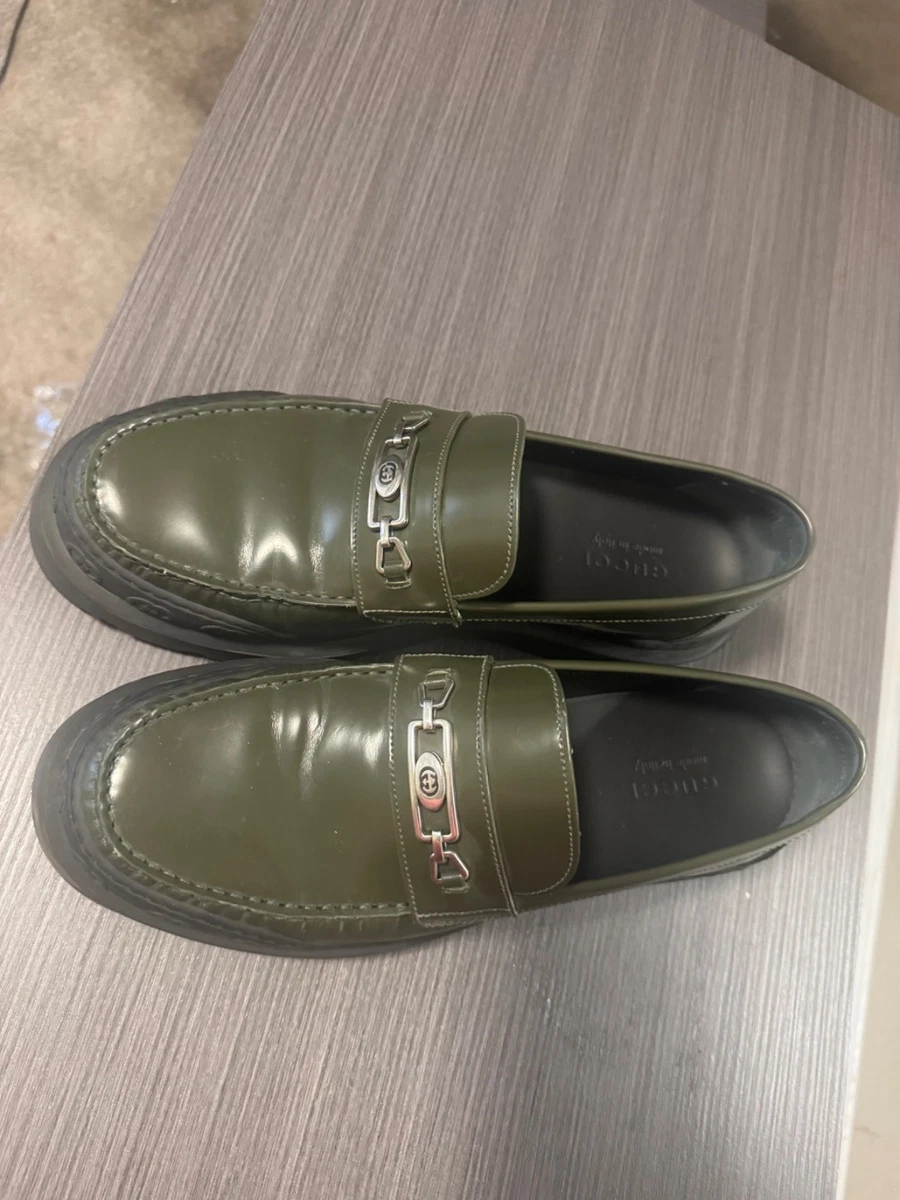 Green Solid Dress Shoes for Men for sale | eBay