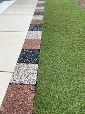 Garden edging border  bricks for porcelain tiles granite concrete lawn grass