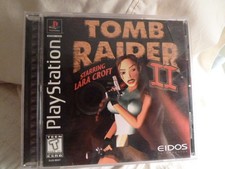 Tomb Raider II 2 Lara Croft Black Label (Sony PlayStation 1997) PS1 COMPLETE 