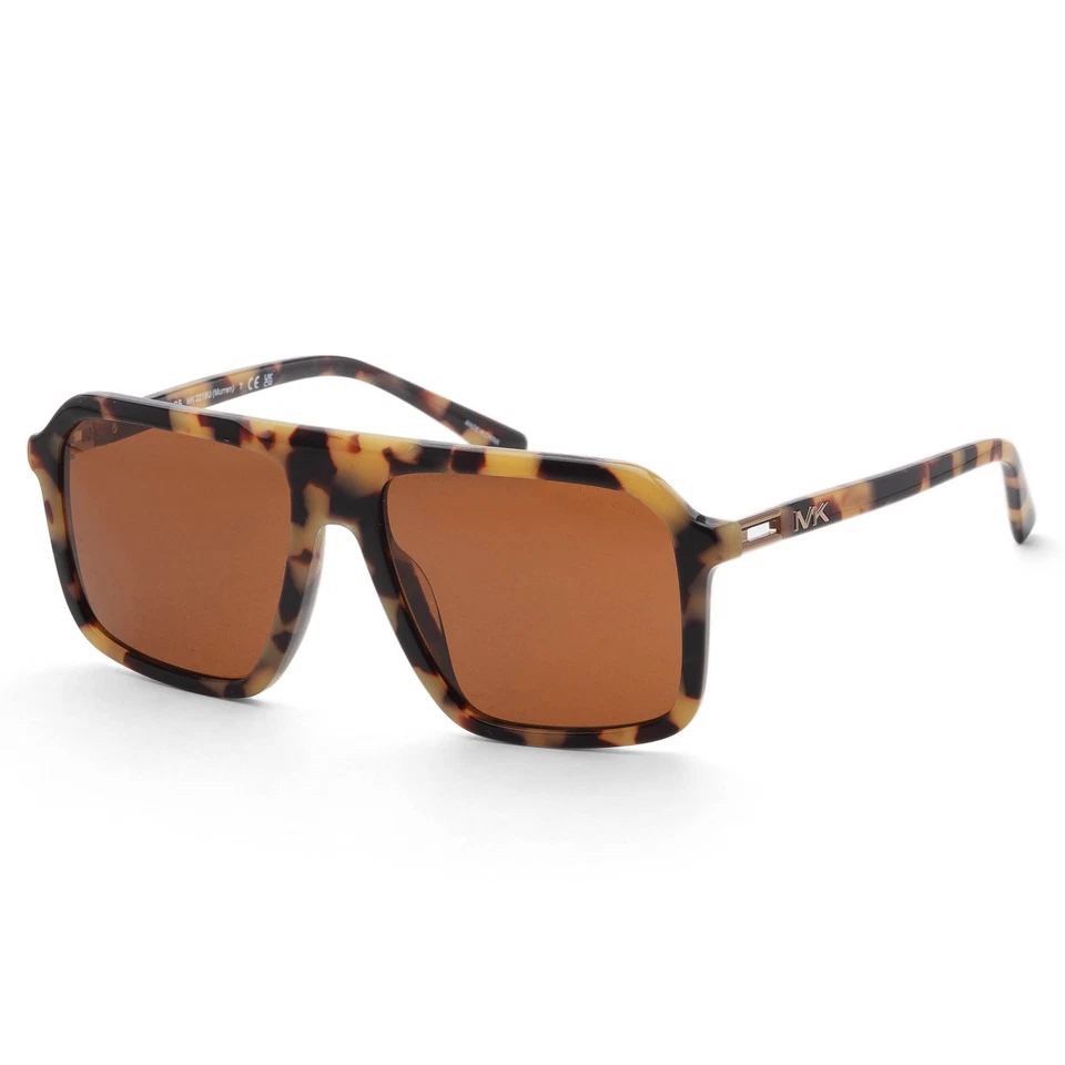 Gafas de sol Michael Kors Murren 58 mm vintage tortuga MK2218U-393073-58 para hombre