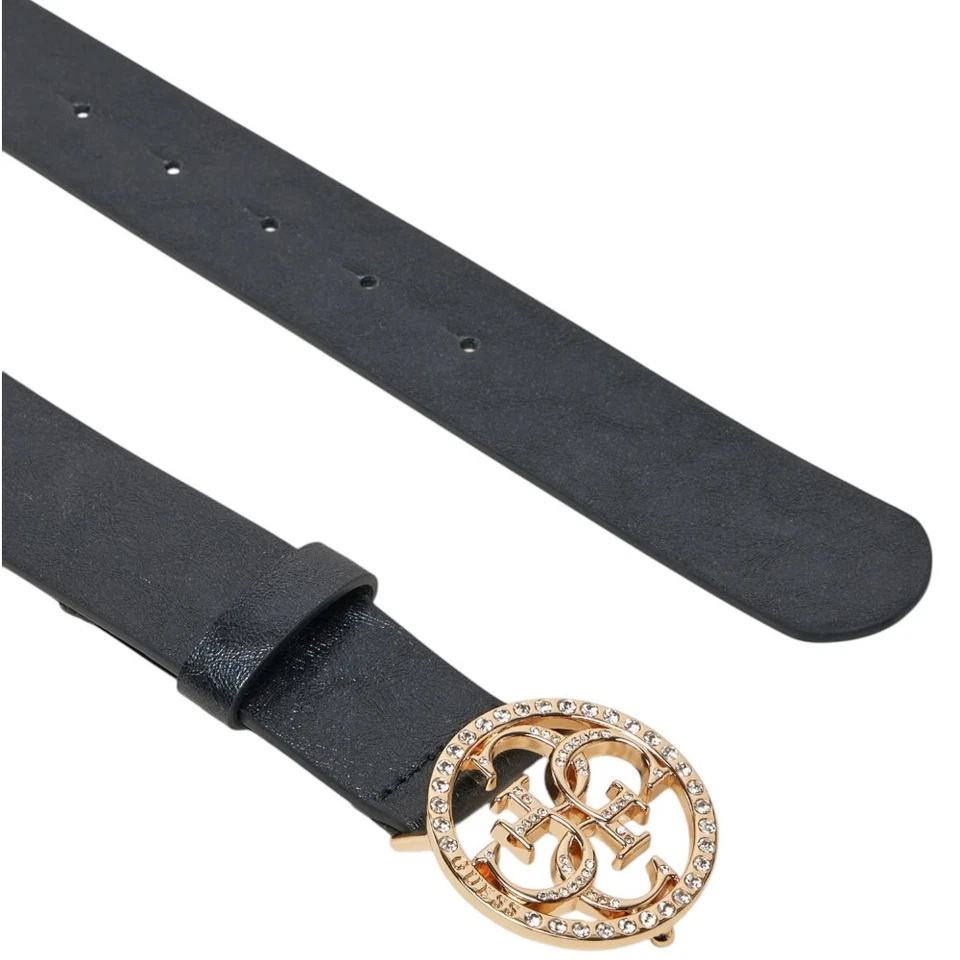 Guess Blaue Metallische Gürtelschnalle 4G Mit Strass W5GZ13L0WF0MTBE - Bild 3 von 3