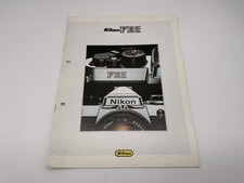 Nikon FE2 Product Information Brochure German Magazine Journal