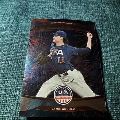 2026 Panini Stars & Stripes #1 - Jamie Arnold Fireworks Insert - Team USA