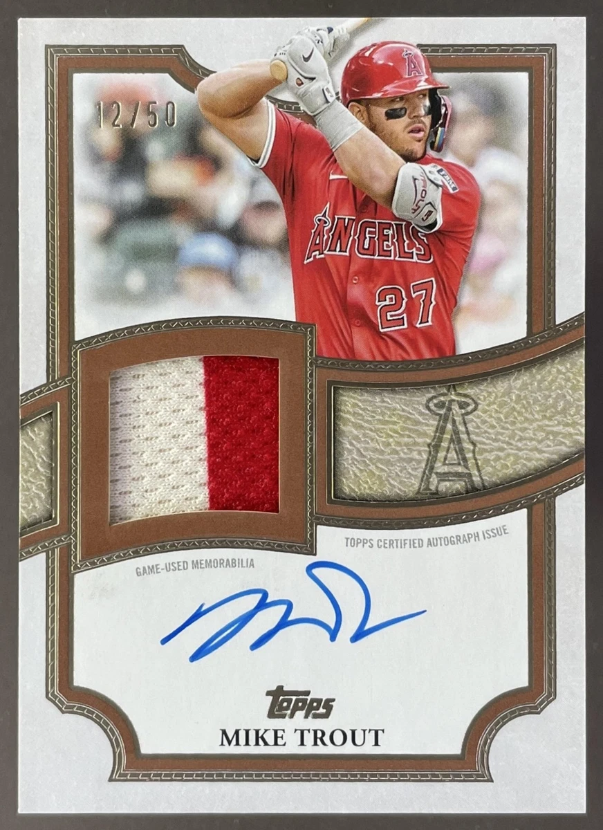 Mike Trout Autographed Baseball Sports Trading Cards for sale | eBay