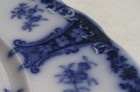 Antique “J & G MEAKIN / HANLEY” Porcelain Dinner Plate – Flow Blue – Cambridge — photo 6