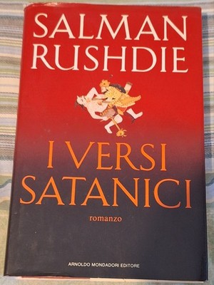 Salman Rushdie Die Satanischen Verse 1989 Mondadori Hardcover Erstausgabe