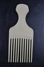 Vintage Goody Plastic Hair Pick Lift Combs Croc Textured 6.5" made USA