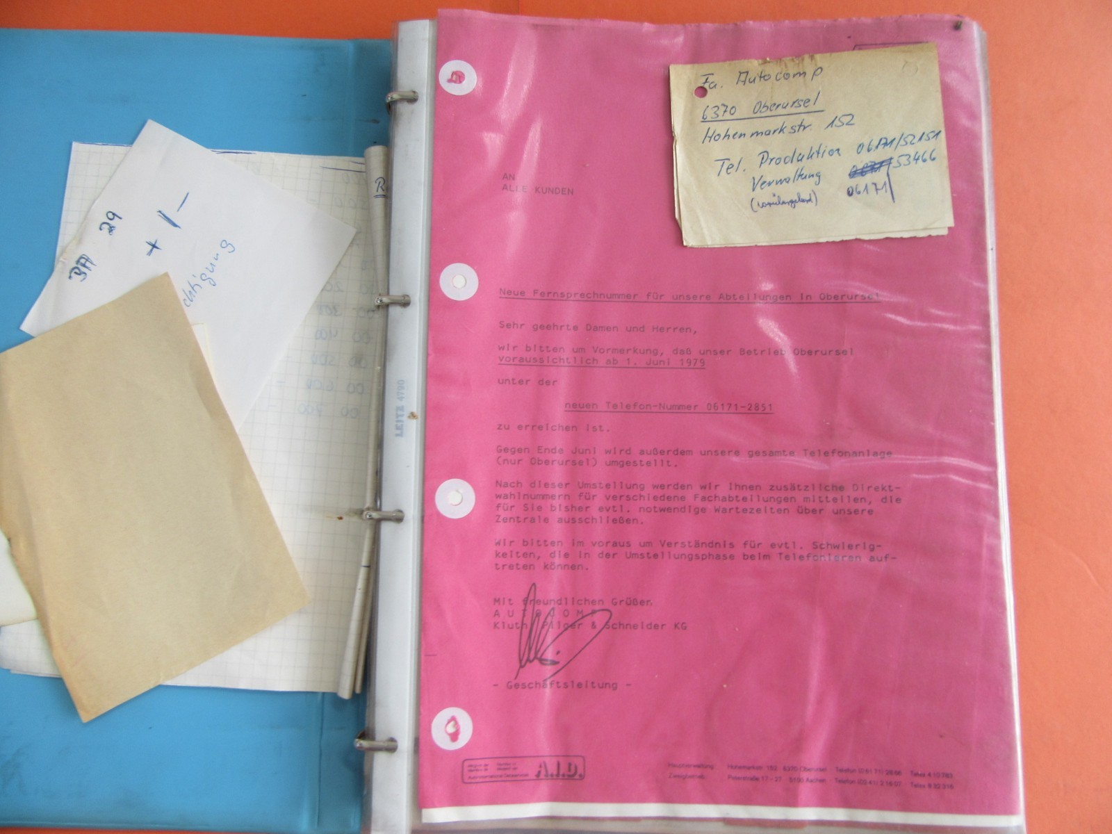 1970년대 제작된 오리지널 빈티지 오펠 오토컴프 AUTODISPO 폴더, 희귀품 3