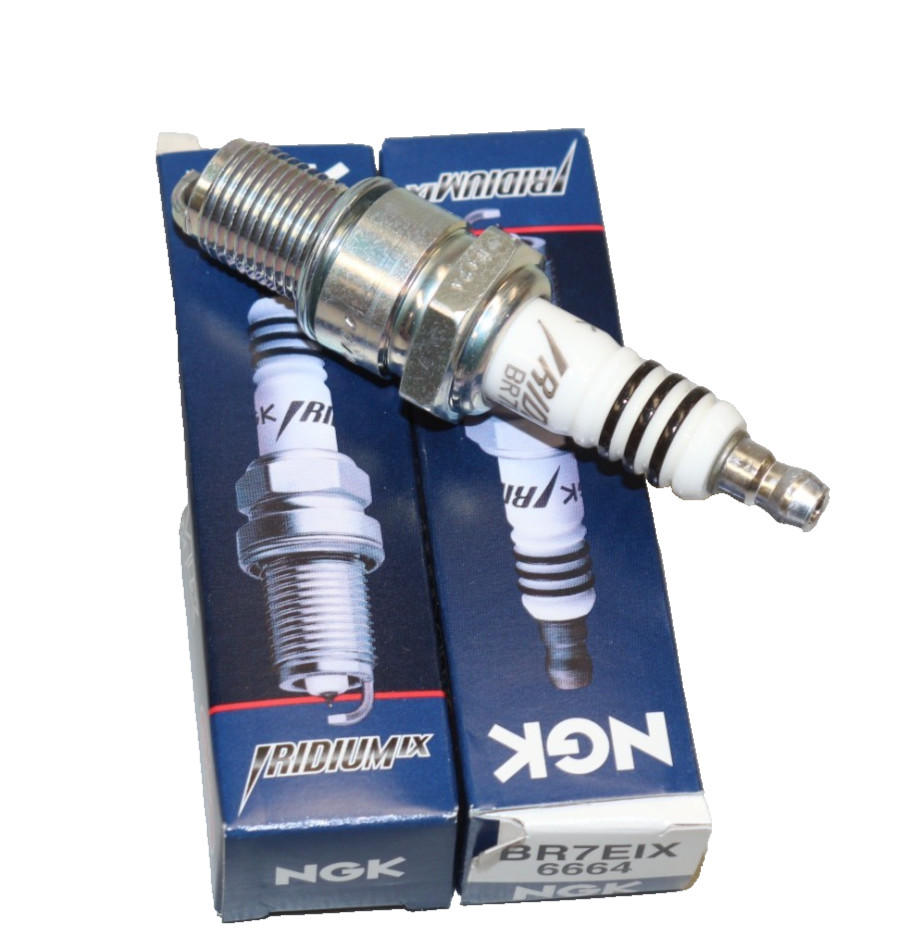 NEW NGK Spark Plugs BR7EIX Lot of 2