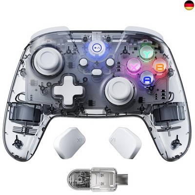 PC Controller Wireless für Windows/Steam Deck, Gaming Controller PC mit Zurück T