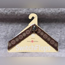 NEW Lindsay Phillips SwitchFlops Sheena Brown Interchangeable Sandal Straps Boho