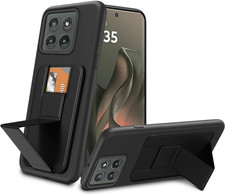 Compatible for Motorola Moto Edge 2025 Phone Case with Card Holder/Slots Folding