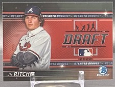 2022 Bowman Draft #BDN-6 JR Ritchie Atlanta Braves Bowman Draft Night