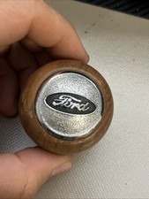 Vintage Ford Logo Original 60s Wood Manual Gear Shift Knob