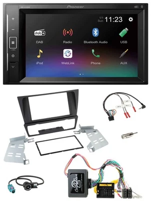 Pioneer DAB Lenkrad 2DIN Bluetooth USB Autoradio für BMW 3er E90 E91 E92 E93 Akt - Bild 1 von 4