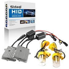 Sidaqi H7 HID Kit 6000K White with 2 Slim 55W Ballasts Xenon