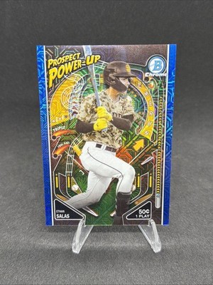 EL.85 Ethan Salas 2024 Bowman Mojo Blue Refractor Prospect Power Up Mega Box/150