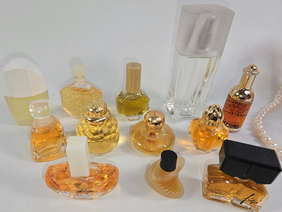 Discontinued Vintage 12 Miniature Perfume Lot Jean Patou Sublime Casmir Fidji