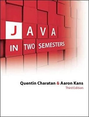 Java IN Two Semesters Charatan Kans