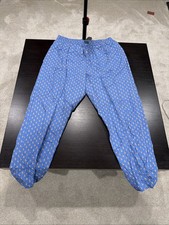 Polo Ralph Lauren Pony All Over Sleepwear Blue Pajama Pants Size L Brand New