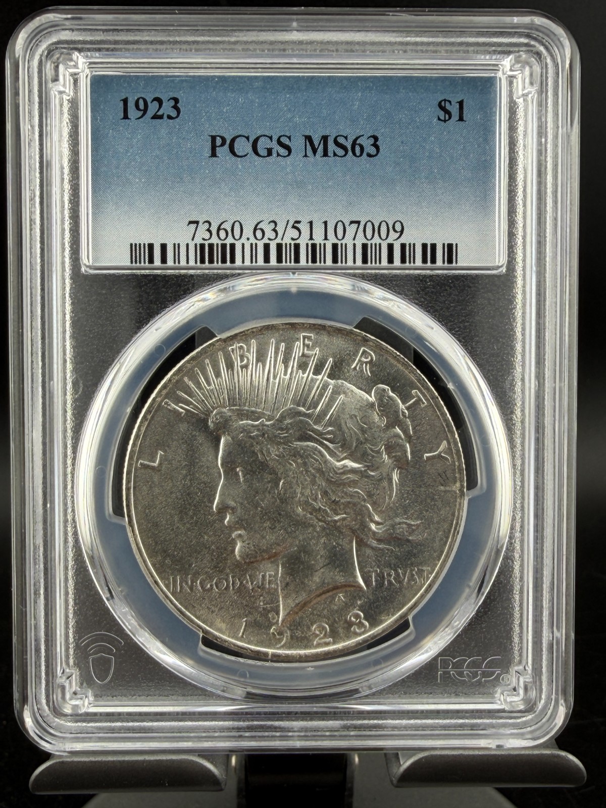 1923 S Peace Dollar PCGS MS-63