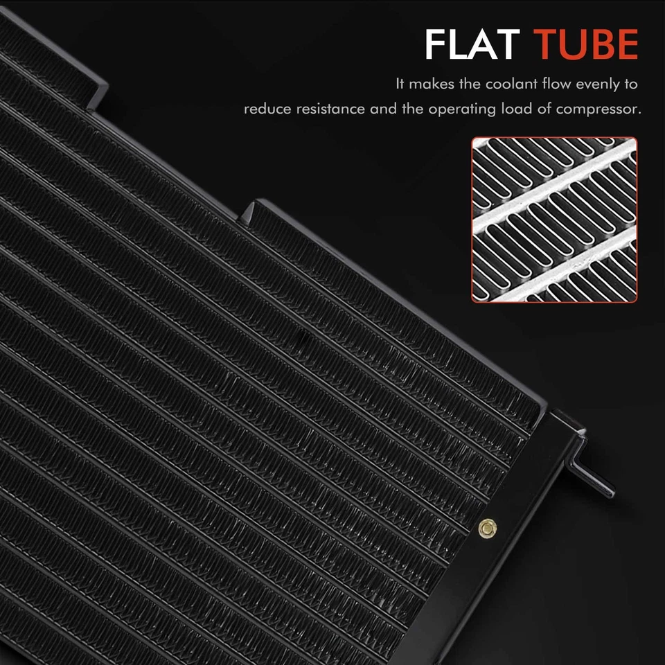 Condensador de aire acondicionado para camioneta Toyota 1994-1995 L4 2,4 L V6 3,0 L 8846035130 con soporte Foto 3 de 4