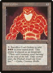 Coal Golem #99 The Dark Magic: The Gathering Uncommon