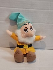 The Disney Store Snow White and the 7 Dwarfs Bean Bag Doll Bashful