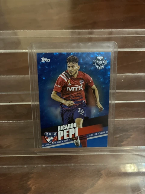 2022 Topps MLS Soccer 22 Under 22 Ricardo Pepi /25 BLUE USMNT FC DALLAS