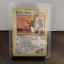 Blaine's Tauros #64 Gym Heroes 1st Edition - Da Bull on eBay