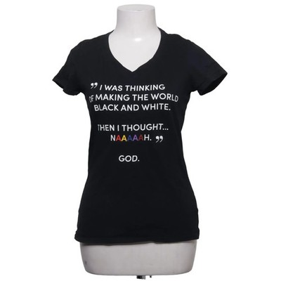 Stars by Stedman, T-shirt, Größe: S, Janet V-Neck, Schwarz, Bio-Baumwolle #UNt