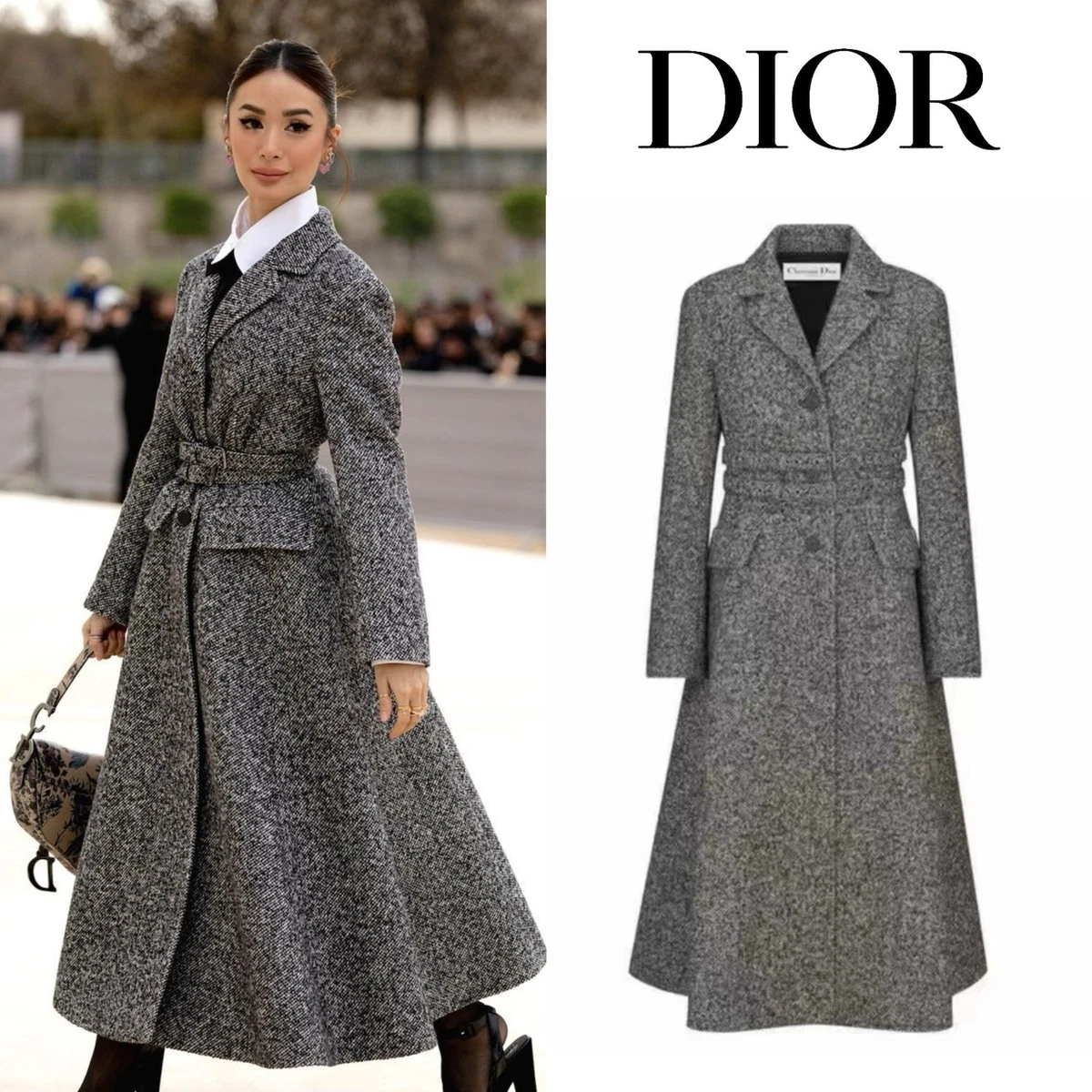 25+ Dior Gray Coats, Jackets & Vests for Women for sale | Updated