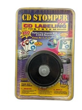 New CD Stomper Pro CD Labeling System Windows 98 Mac OS Software 150 Labels NIP