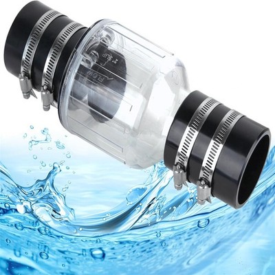 Quiet Sump Pump Check Valve 2'' PVC Check Valve Fit For 2'' Schedule 40 Pipe