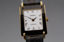 [Near MINT]  Rado Florence Ladies 153.3448.2 White Roman Square Women's Watch