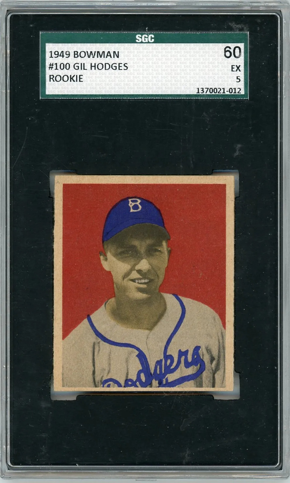 1949 Bowman Gil Hodges #100 SGC 5