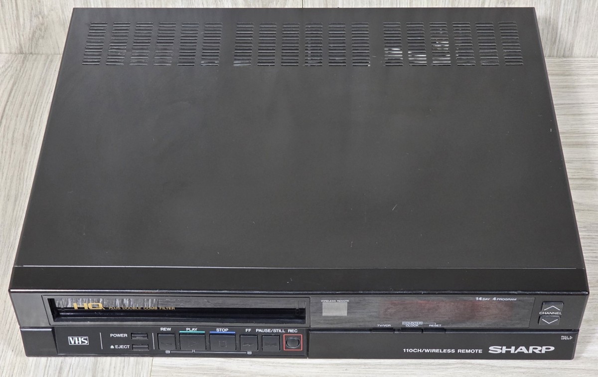 Sharp VC-785U VHS VCR Player HQ Plus Double Comb Filter Japan 1986