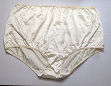 Dixie Belle Scalloped Leg Nylon Panties Size 14 Style 719 Beige New With Tag