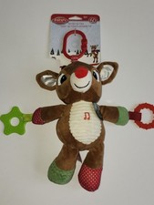Rudolph The Red Nosed Reindeer Activity Toy Baby Music Crinkle Rattle Christmas