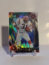 2024 Panini Select - Club Level Ickey Woods #260 Black & Green Shock Prizm
