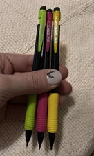 Vintage Lot Of 3 Inc. Soft Scripto 0.7 Mechanical Pencils tested/working)