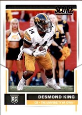 2017 Score #354 Desmond King RC - FB