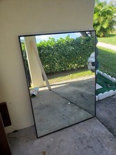 LARGE HEAVY DUTY MIRROR 47 X34 3/4 WAS USING IT IN THE POOL AREA SOLID BRASS
