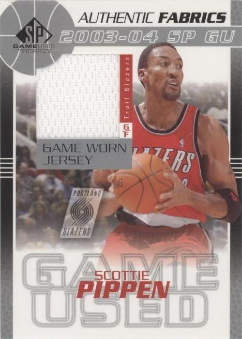 2003-04 SP Game Used - Scottie Pippen #SP-J - 1 of 2