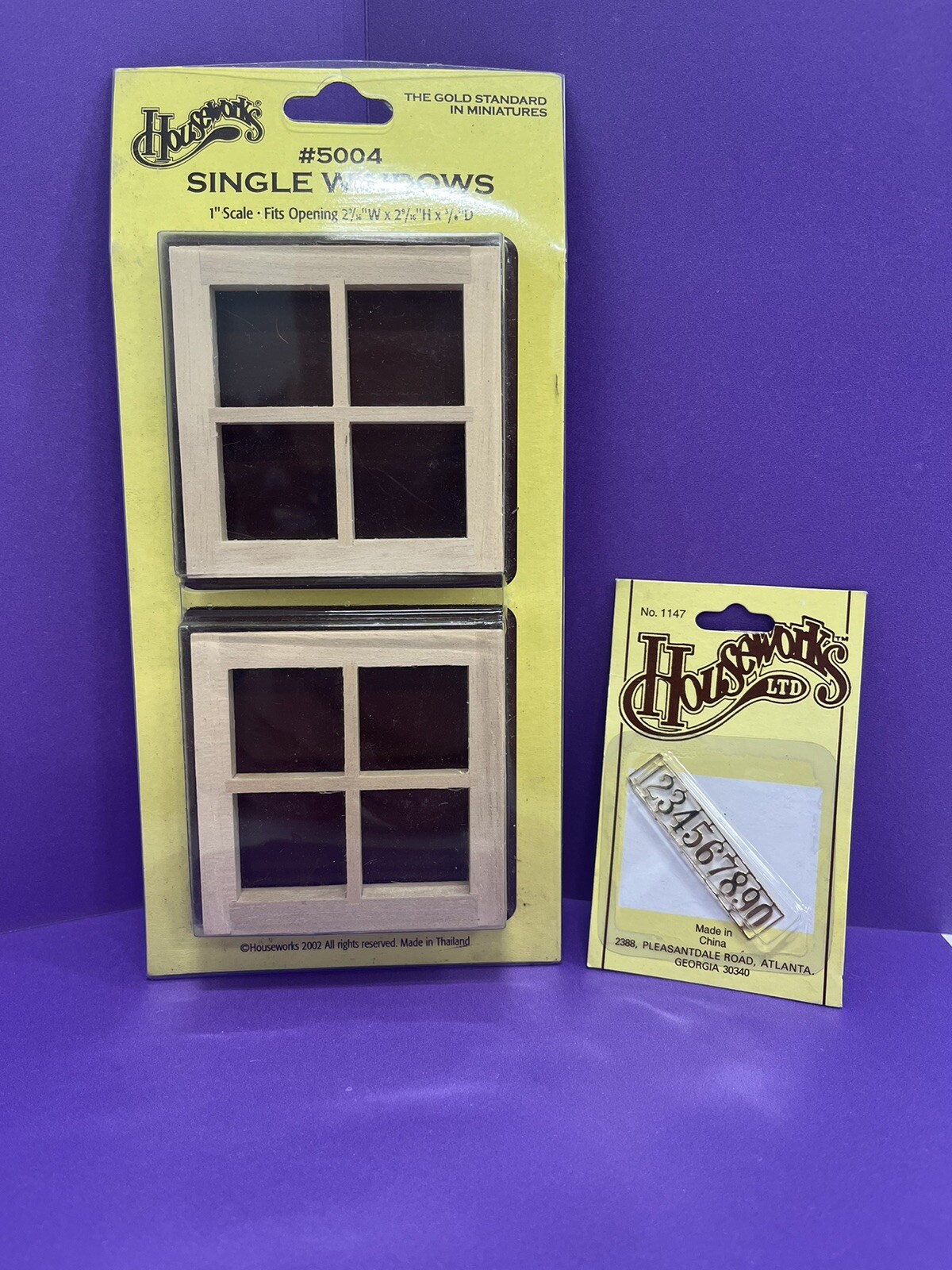 Housework’s Vintage Doll House Windows eBay