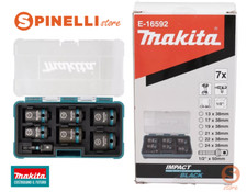MAKITA E-16592 Set 6 chiavi a bussola Impact Black con adattatore