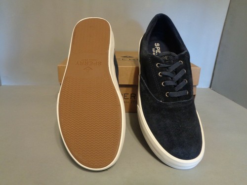 Sperry Men's Striper II CVO Washable (BOAT) Suede Sneaker Shoes Blue Sizes NIB! - Picture 3 of 3